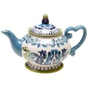 Certified International Mood Indigo Teapot