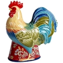 Certified International Morning Bloom Rooster Cookie Jar