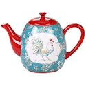 Certified International Morning Bloom Teapot