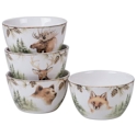 Certified International Mountain Retreat Ice Cream Bowl