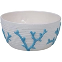 Certified International Natural Coast Embossed Coral Deep Bowl