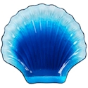 Certified International Natural Coast Glass Shell Platter