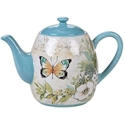 Certified International Nature Garden Teapot