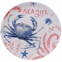 Certified International Nautical Life Crab Salad/Dessert Plate