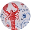 Certified International Nautical Life Lobster Salad/Dessert Plate