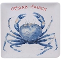 Certified International Nautical Life Crab Square Platter