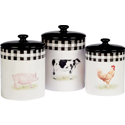 Certified International On the Farm Canister Set