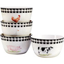 Certified International On the Farm Ice Cream Bowl