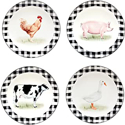 Certified International On the Farm Salad Plate