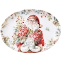 Certified International Our Christmas Story Oval Platter