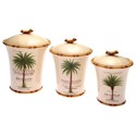 Certified International Palm Island Canister Set