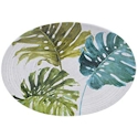 Certified International Palm Leaves Oval Platter