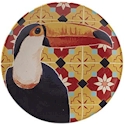 Certified International Paradise Round Platter