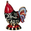 Certified International Paris Rooster Cookie Jar