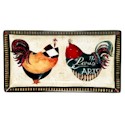Certified International Paris Rooster Rectangular Platter