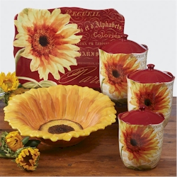 Certified International Paris Sunflower