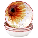Certified International Paris Sunflower Soup/Pasta Bowl
