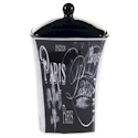Certified International Paris Travel Biscotti Jar