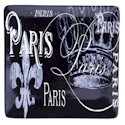 Certified International Paris Travel Square Platter