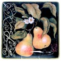Certified International Parisian Fruit Square Platter