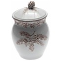 Certified International Pine Cone Biscuit Jar