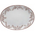 Certified International Pine Cone Oval Platter