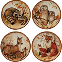 Certified International Pine Forest Canape Plate