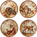 Certified International Pine Forest /Dessert Plate