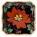 Certified International Poinsettia Dessert Plates