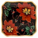 Certified International Poinsettia Dinner Plates