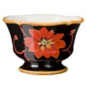 Certified International Poinsettia Ice Cream Bowl