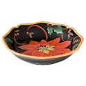 Certified International Poinsettia Soup/Pasta Bowl