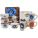 Certified International Poppy Garden Dinnerware Set
