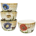 Certified International Poppy Garden Ice Cream Bowl