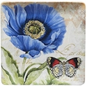 Certified International Poppy Garden Square Platter
