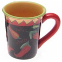 Certified International Red Hot Coffee Mug