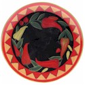 Certified International Red Hot Round Platter
