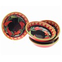 Certified International Red Hot Soup/Pasta Bowl