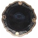 Certified International Regency Black Dinner Plate