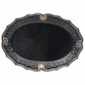 Certified International Regency Black Oval Platter
