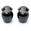 Certified International Regency Black Salt & Pepper Set