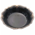 Certified International Regency Black Square Salad Plate