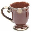Certified International Regency Brown Pedestal Mug