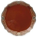 Certified International Regency Brown Round Platter