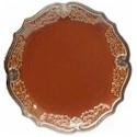 Certified International Regency Brown Salad/Dessert Plate