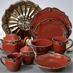 Certified International Regency Burgundy