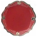 Certified International Regency Burgundy Dinner Plate
