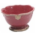 Certified International Regency Burgundy Ice Cream Bowl