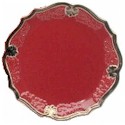 Certified International Regency Burgundy Salad/Dessert Plate