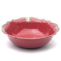 Certified International Regency Burgundy Square Salad Plate